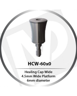 Healing Cap Wide - 4.5mm Wide Platform