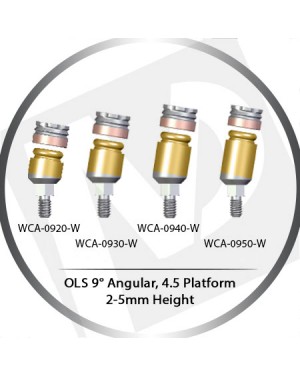 9° x 2-5mm x 4.5 Platform OLS Abutment Angular MLS System Concept