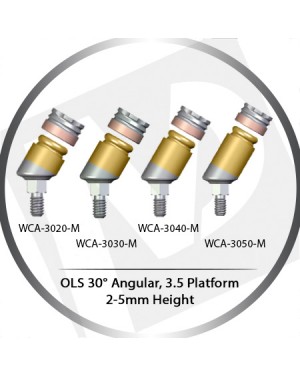 30° x 2-5mm x 3.5 Platform OLS Abutment Angular MLS System Concept