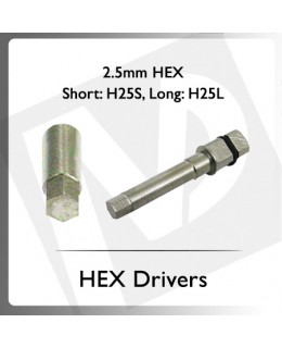 2.5mm Hex Driver Short/Long