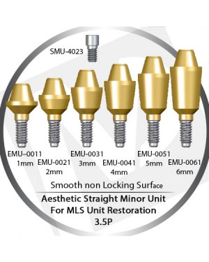 1 - 6 mm x 3.5 Platform Aesthetic Minor Unit - Straight MLS