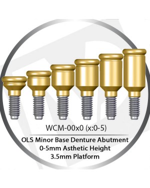 0 - 5mm – 3.5 Platform Base OLS Abutment Over Denture